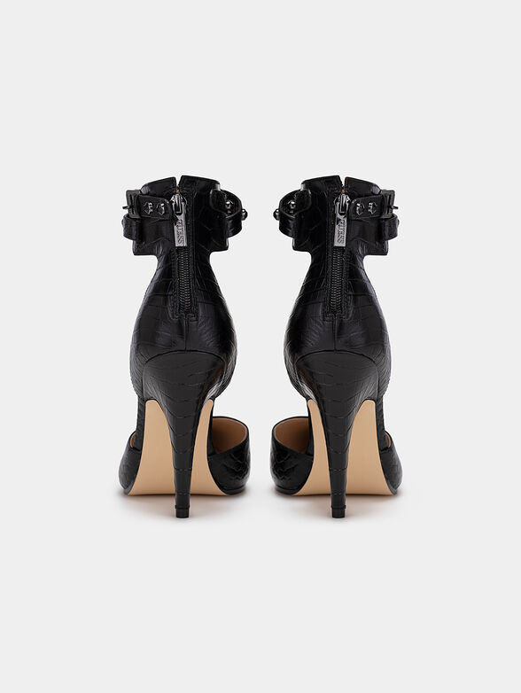 JENISE Shoes with crocodile texture - 4