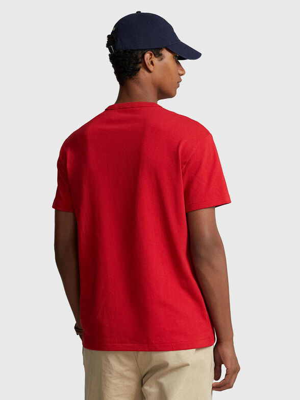 Logo T-shirt in red  - 3