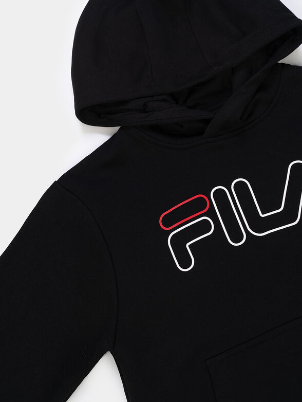 LEO hooded sweatshirt with contrasting logo - 3