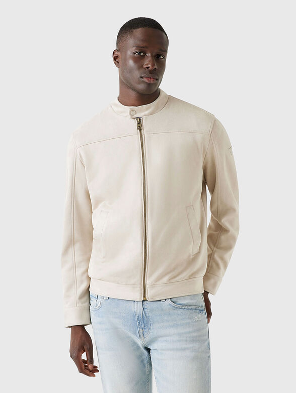 Biker jacket with pockets - 1