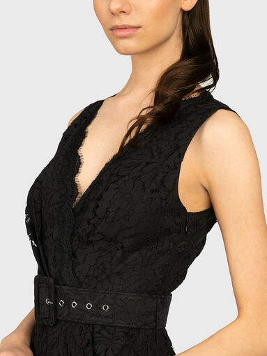 RANDA Black lace dress - 5