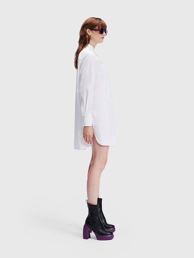 Long shirt with rhinestones - 4