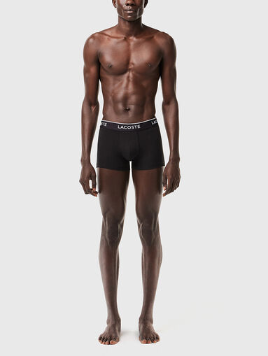 Set of three pairs of boxers in black colour - 3