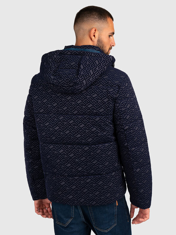  Down jacket with monogram print  - 3
