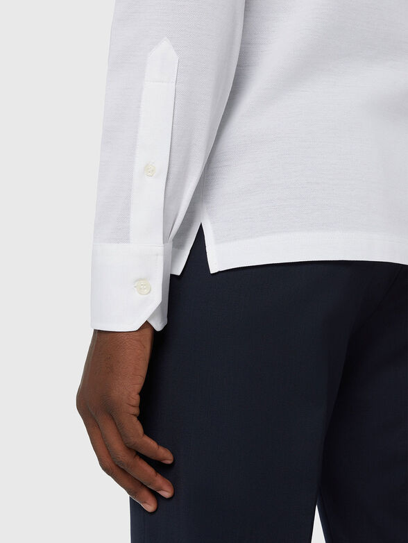 White cotton shirt  - 4