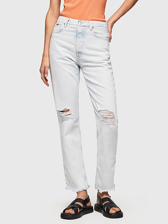 CELYN SKY white ripped jeans - 1