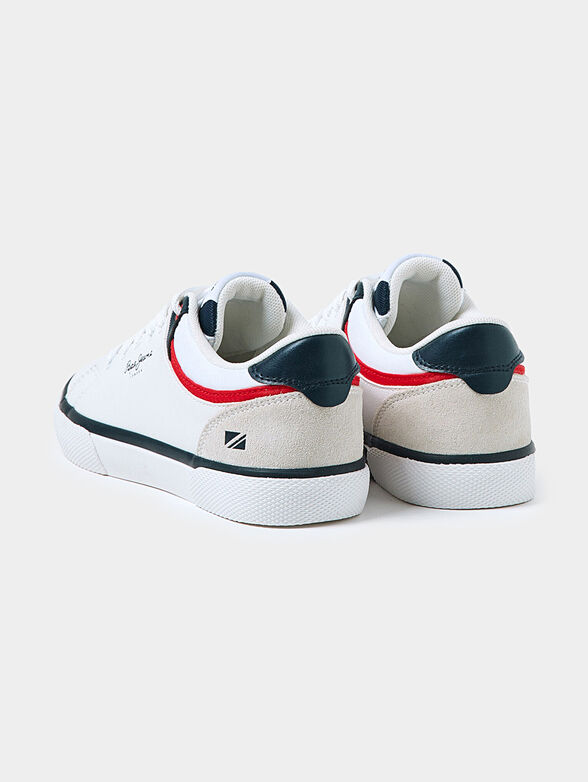 KENTON CLASS white sports shoes - 3