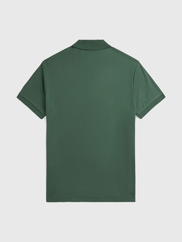 Short sleeved cotton polo shirt - 2