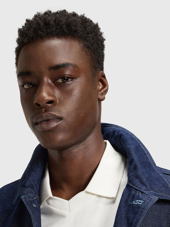 Short-sleeved cotton polo shirt - 4