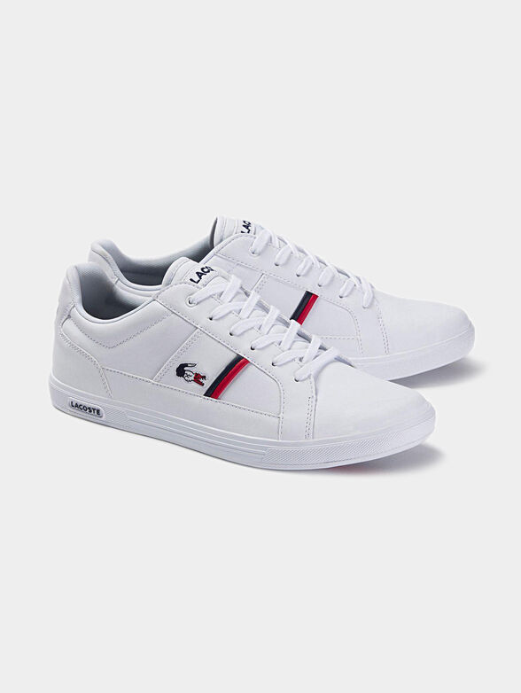 EUROPA Leather sneakers with tricolor details - 6