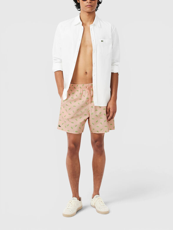 Light blue beach shorts - 4