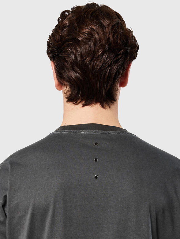 Oversized T-shirt with contrasting logo - 3