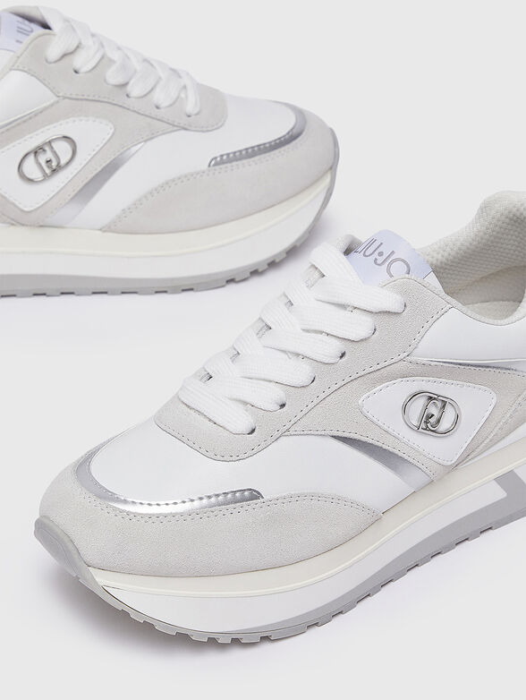 Beige sport shoes - 4
