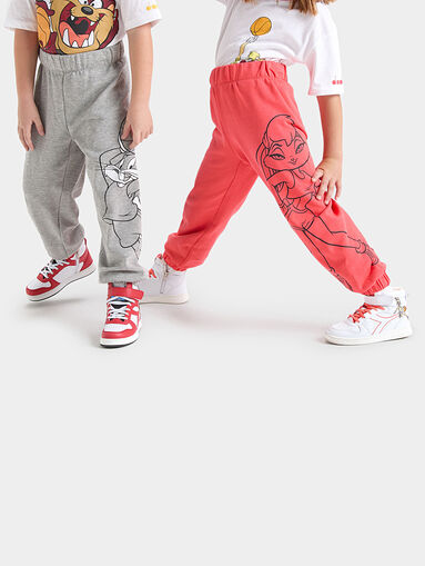 Cotton joggers with Sylvester - 4