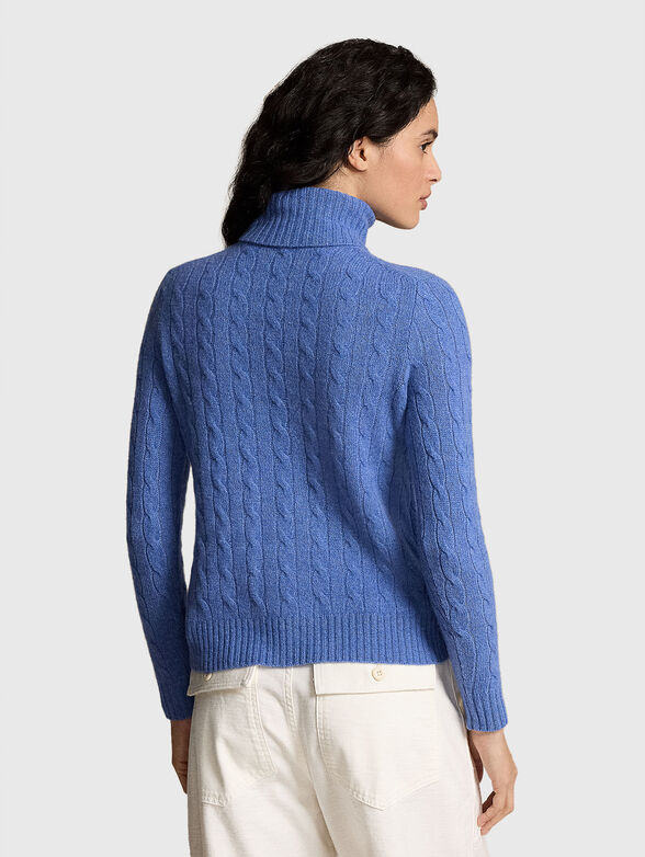 Sweater with knitted motif and logo - 3