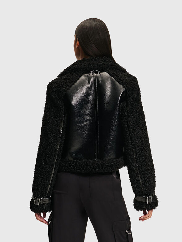 Eco leather biker jacket - 3