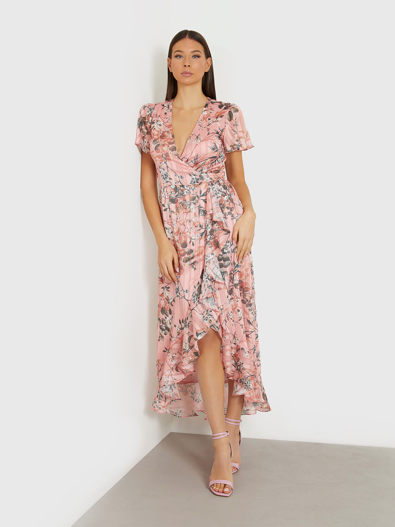 最先端 floral JUNA NEW print Globalbrandsstore — GUESS brand dress 靴