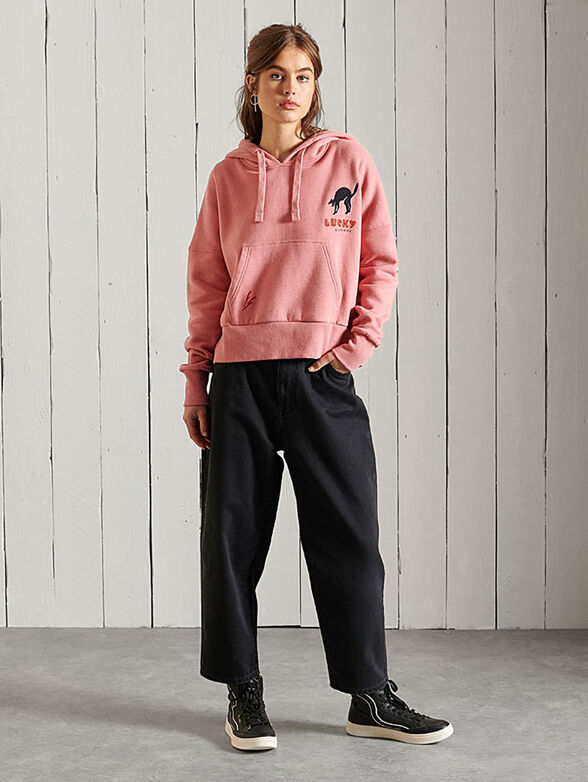 Sweatshirt with embroidered elements - 1