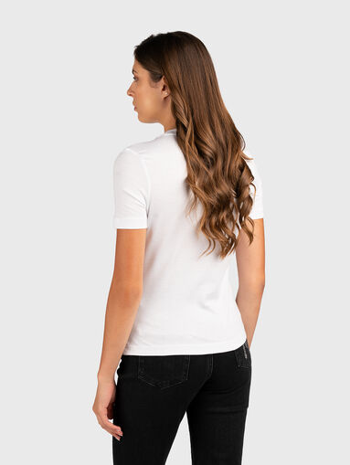 OLIVIA black T-shirt with golden element - 3