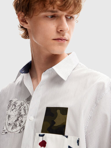 Shirt with accent patches - 5
