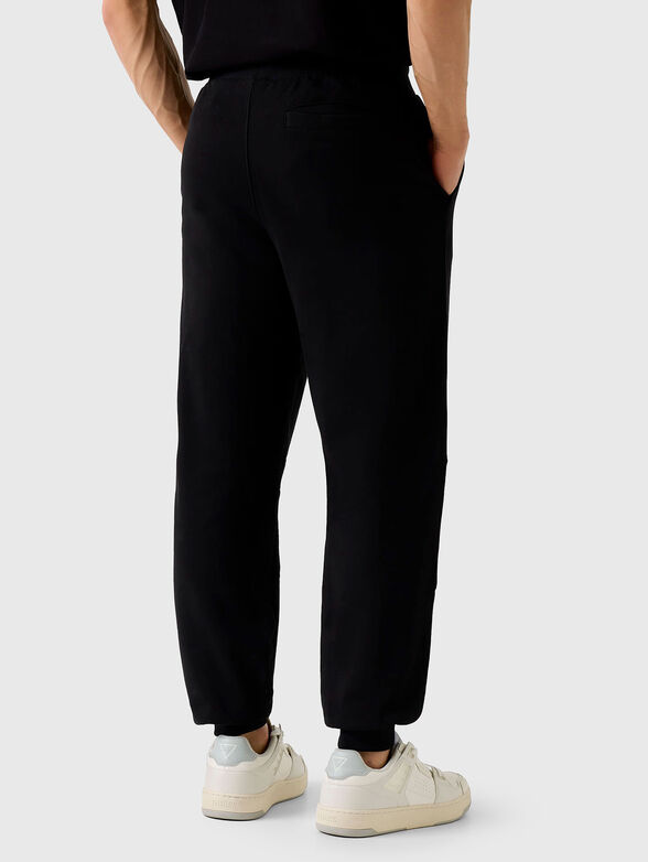 Sports pants with triangular logo  - 3