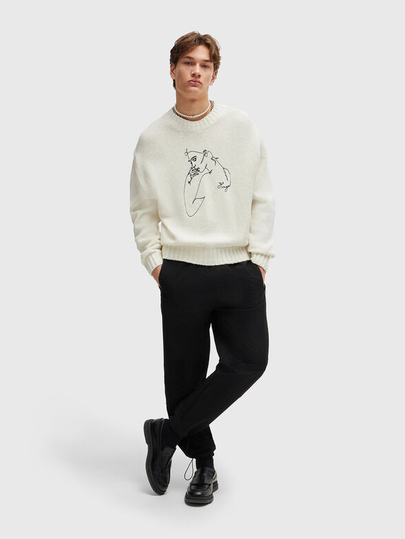 SIMAGE sweater with embroidery accent - 2