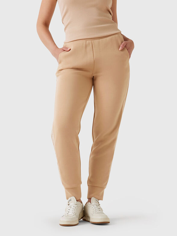 Sport trousers s with accent trim - 1