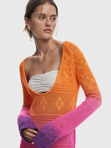 Knitted beach dress - 3