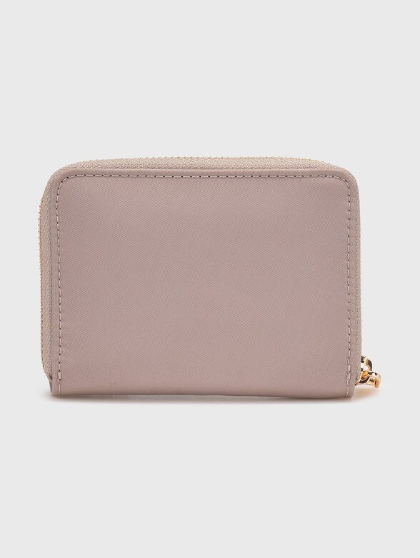 Wallet with metal logo - 2