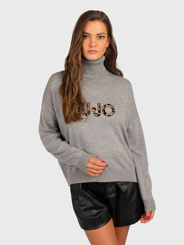 Sweater with camouflage pattern - 1