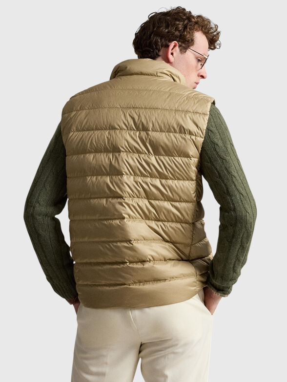 Down vest with two-way zip - 3
