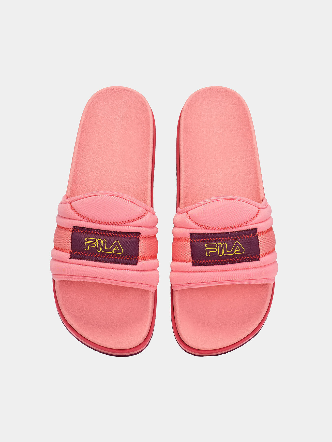 Fila flip flops pink outlet
