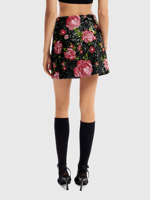 Mini skirt with sequins - 2