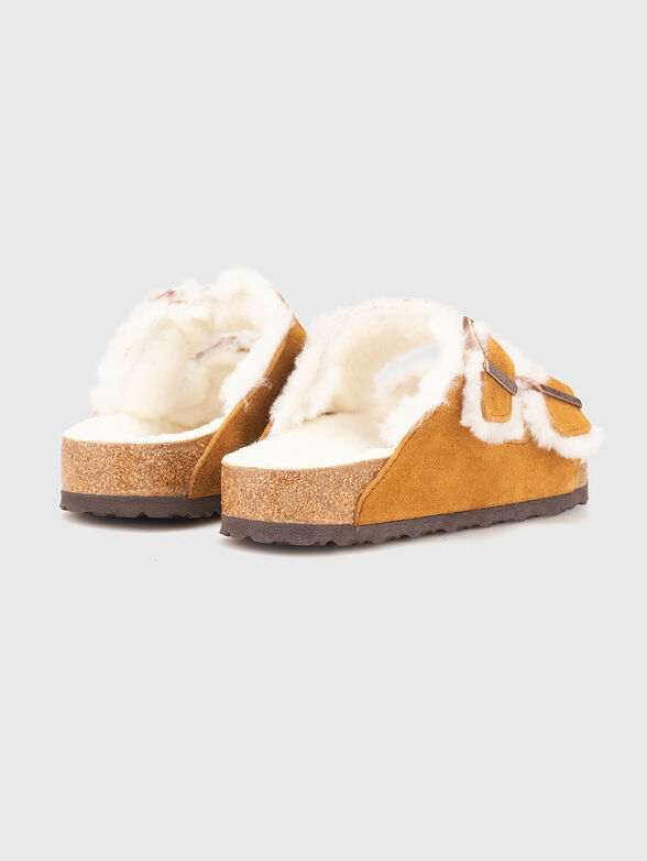 ARIZONA suede and leather sandals - 3