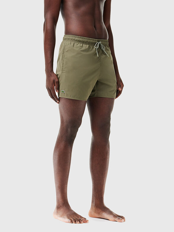 Yellow shorts with logo detail - 3