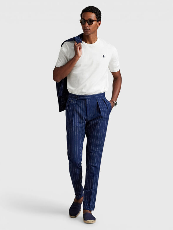 Short sleeved cotton sweater - 2