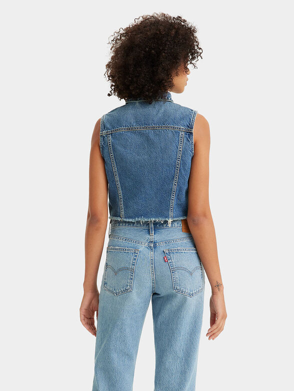 Levi’s® cropped denim vest - 2