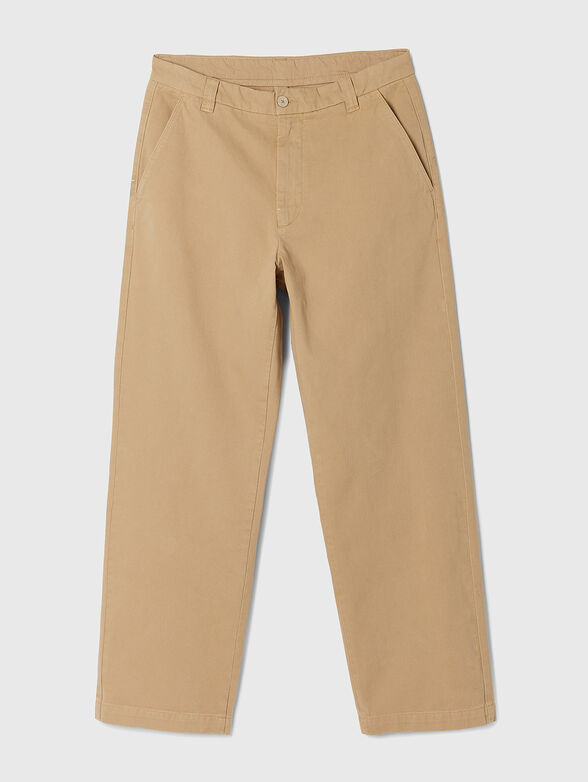 TEXAS straight trousers in beige - 0