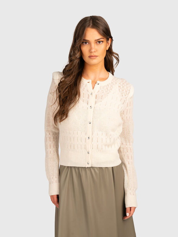 Wool blend cardigan - 1