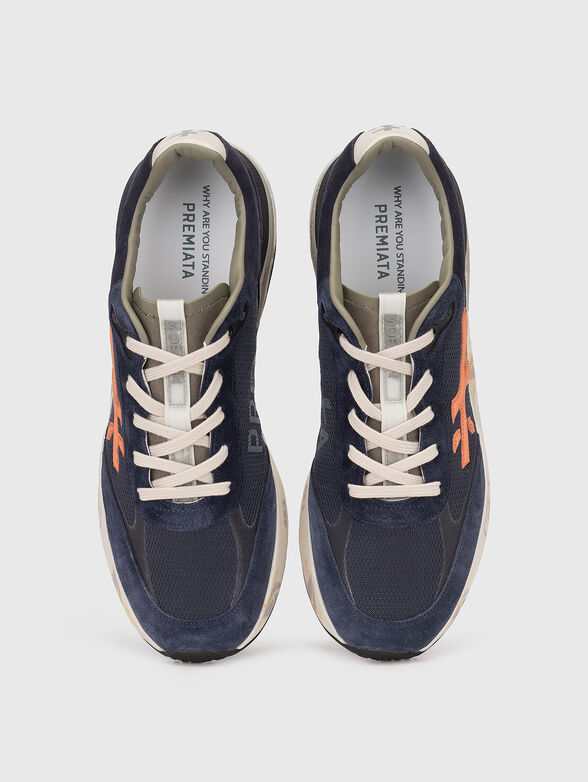 MOERUN textile and suede sneakers - 6