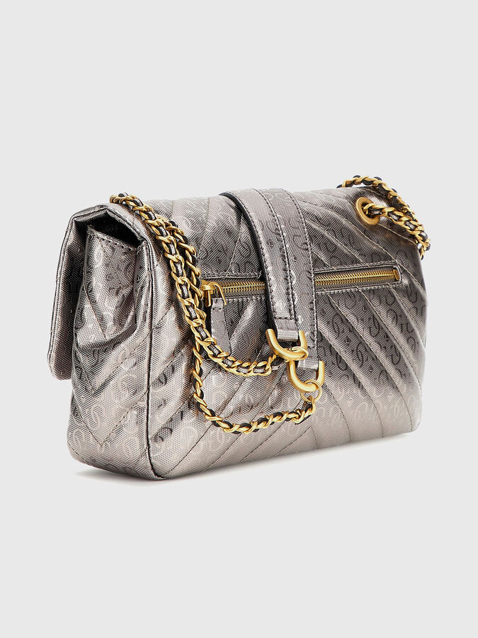 JANIA crossbody bag with metallic effect brand GUESS  