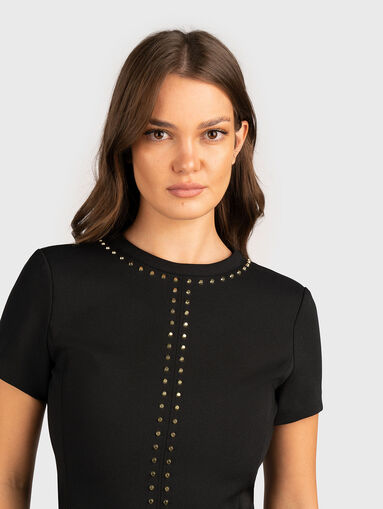 Short sleeved mini dress - 3