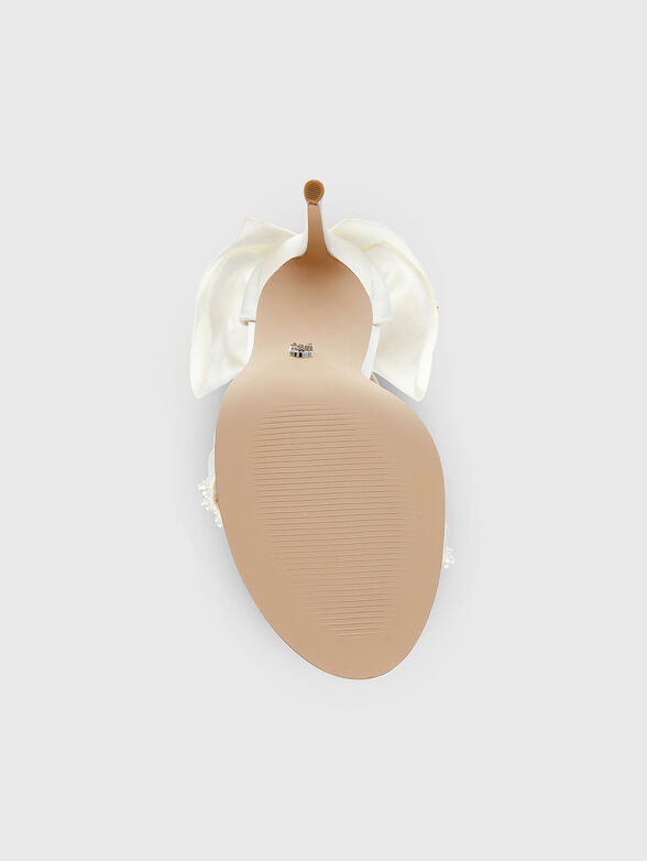 BELLAROSA-P satin sandals with rhinestones - 4