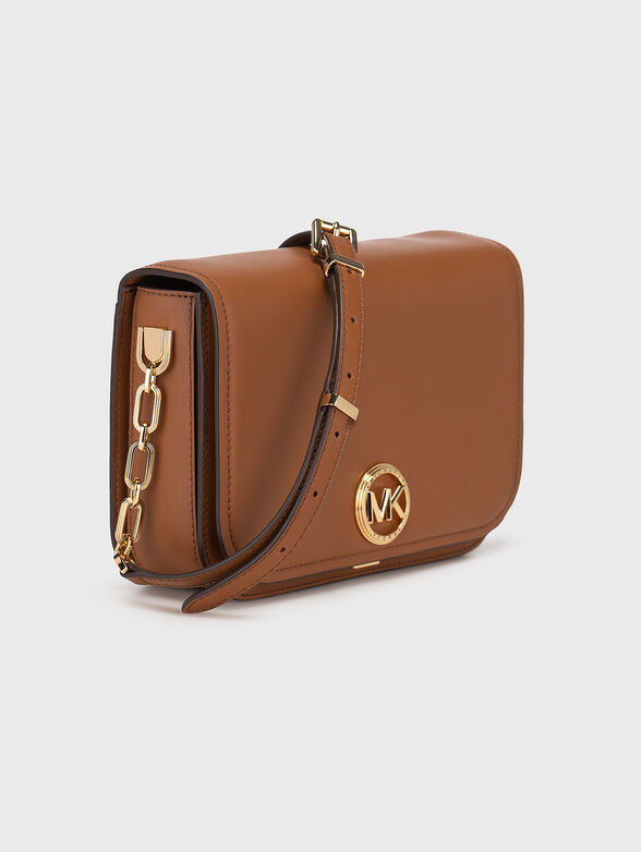 Black leather crossbody bag - 4