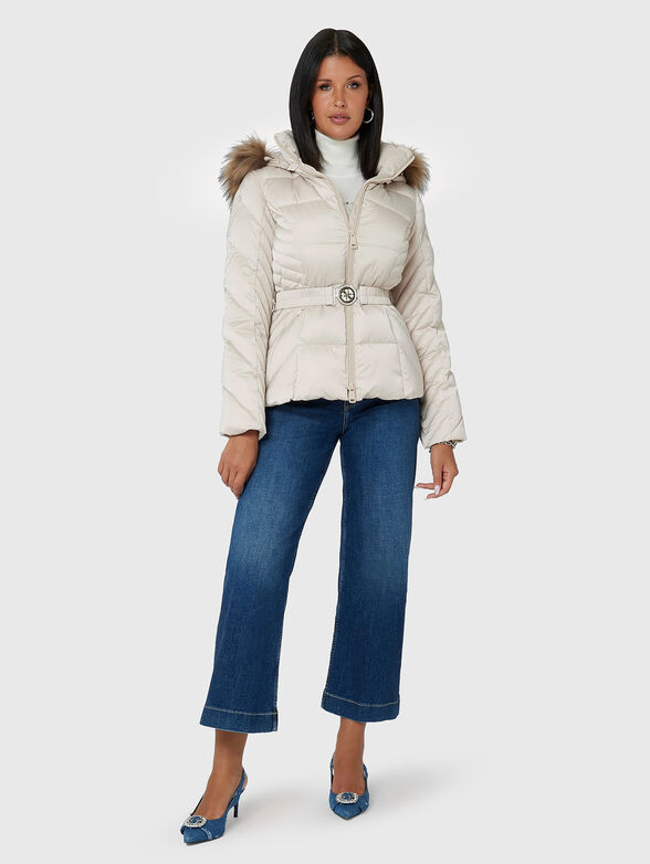NEW OLGA padded jacket with belt - 2