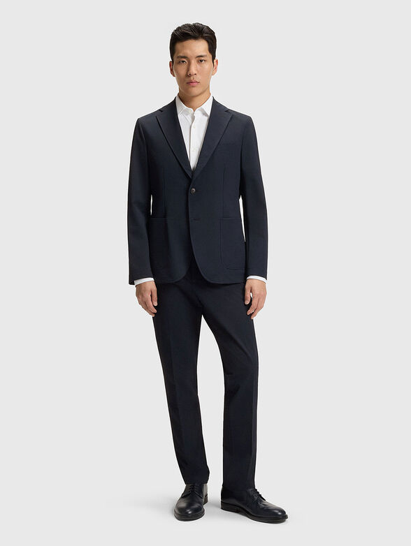 Slim trousers with micro logo - 4