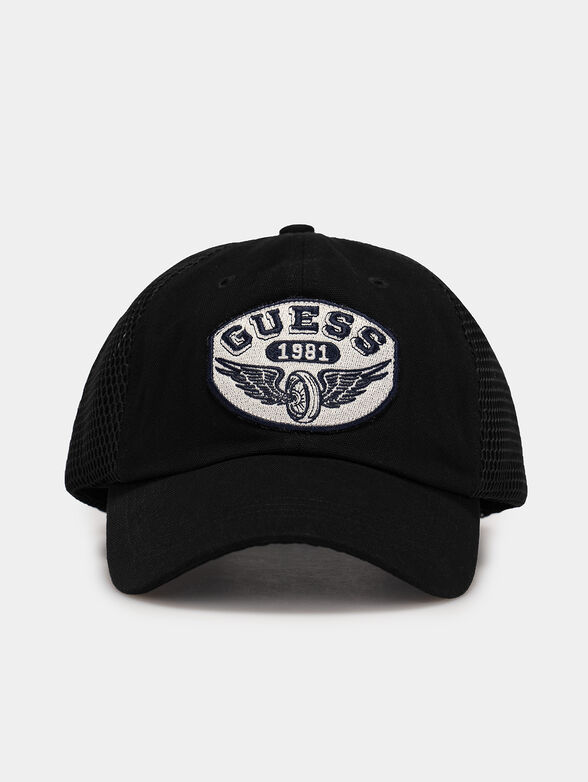 Black baseball cap with logo - 1