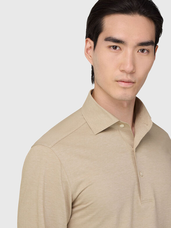 Long sleeved polo shirt - 4
