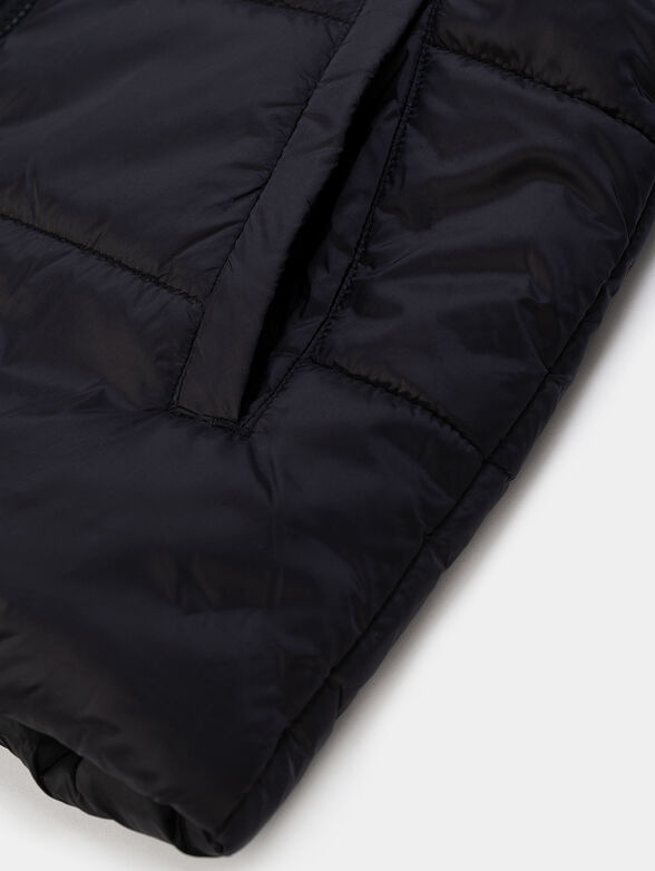 BUNIEL black padded jacket with hood - 4