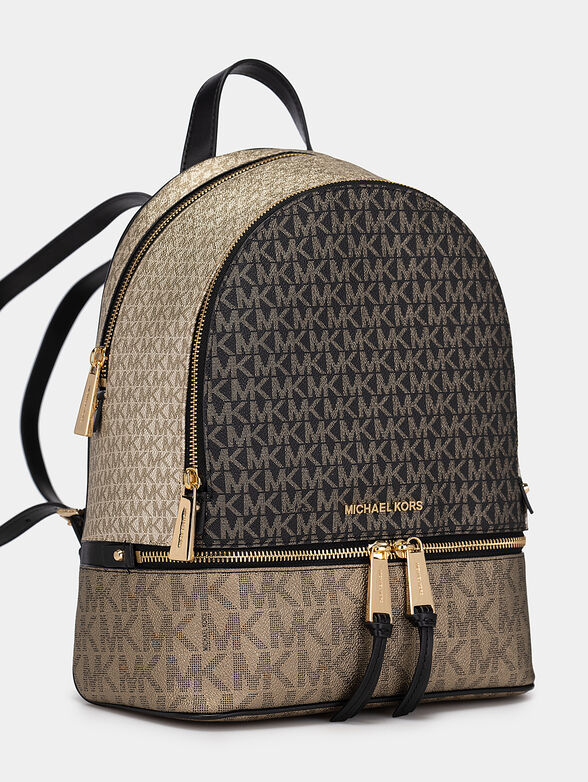 RHEA backpack with monogram logo print - 4